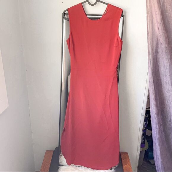 ALC Joselyn Cut Out Sheath Midi Dress Sleeveless 4 - Picture 7 of 8